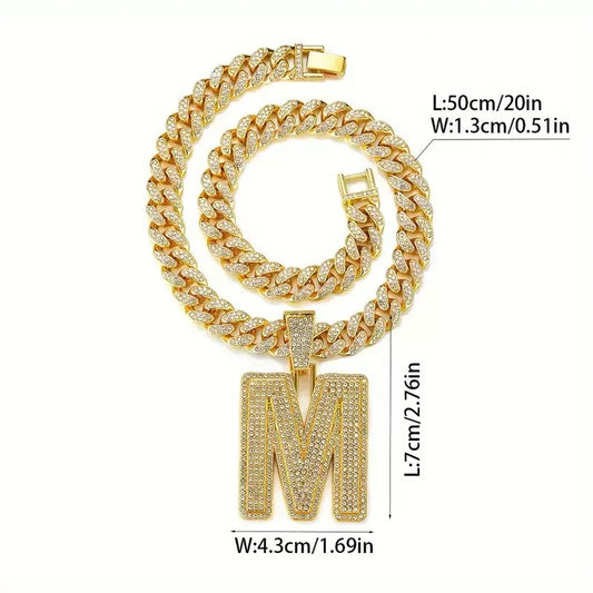 LETTER CHAIN WITH CHAIN